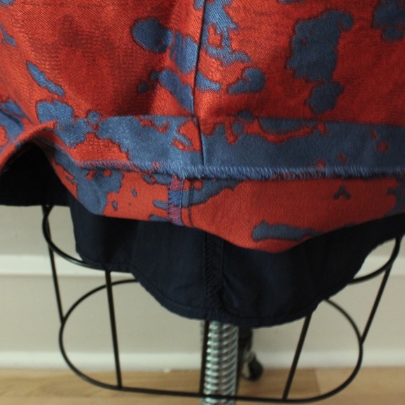 NWT Hutch Design Brand Red and Blue Bustier Dress - Picture 4 of 5